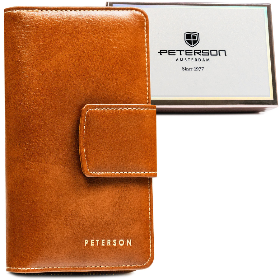 Leatherette wallet RFID PETERSON PTN 008-HF