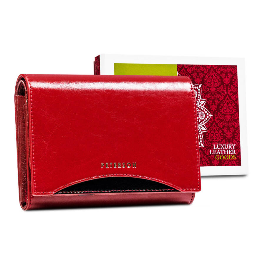 Leather women wallet PETERSON PTN PL-445