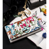 Leather wallet 4U CAVALDI PN27-FL-BL-MULTI