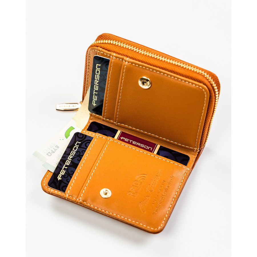 Leatherette wallet RFID PETERSON PTN 010-HF