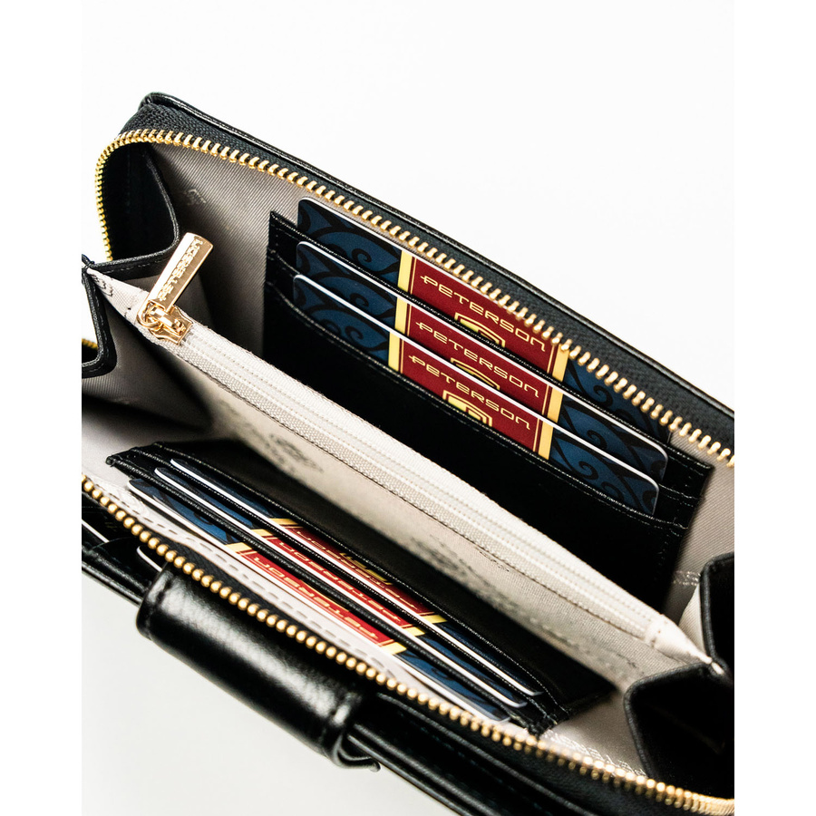 Leatherette wallet RFID PETERSON PTN 008-HF