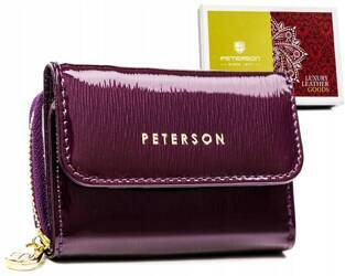 Leather wallet RFID PETERSON PTN 423229-SH