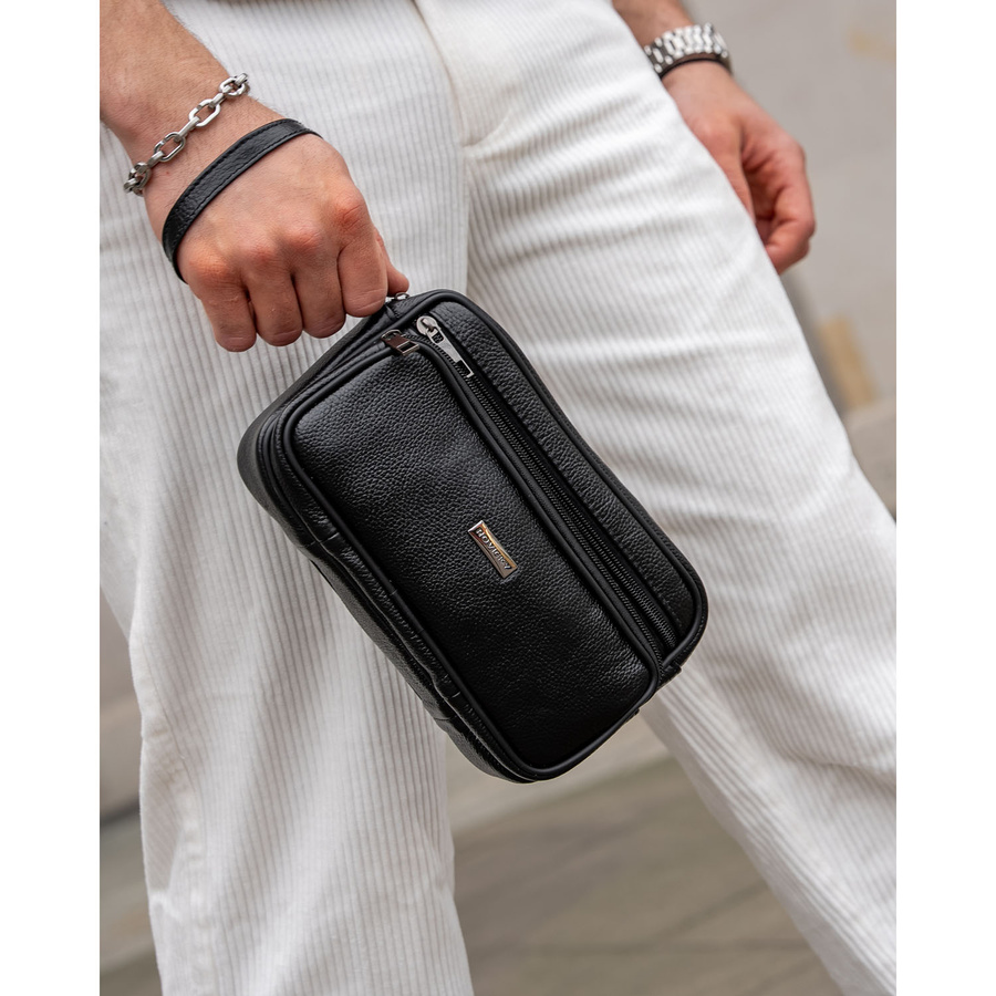 Leather bumbag ROVICKY R-13212