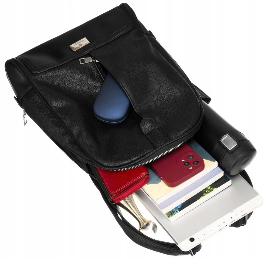 Leatherette bagpack PETERSON PTN PL