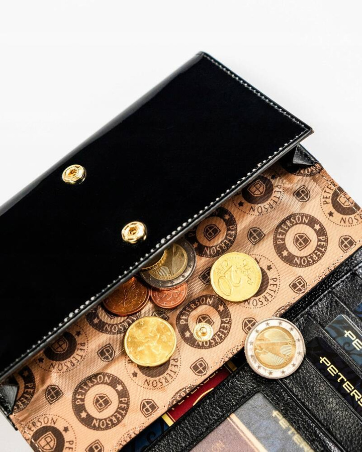Leather wallet RFID PETERSON PTN 1N-411