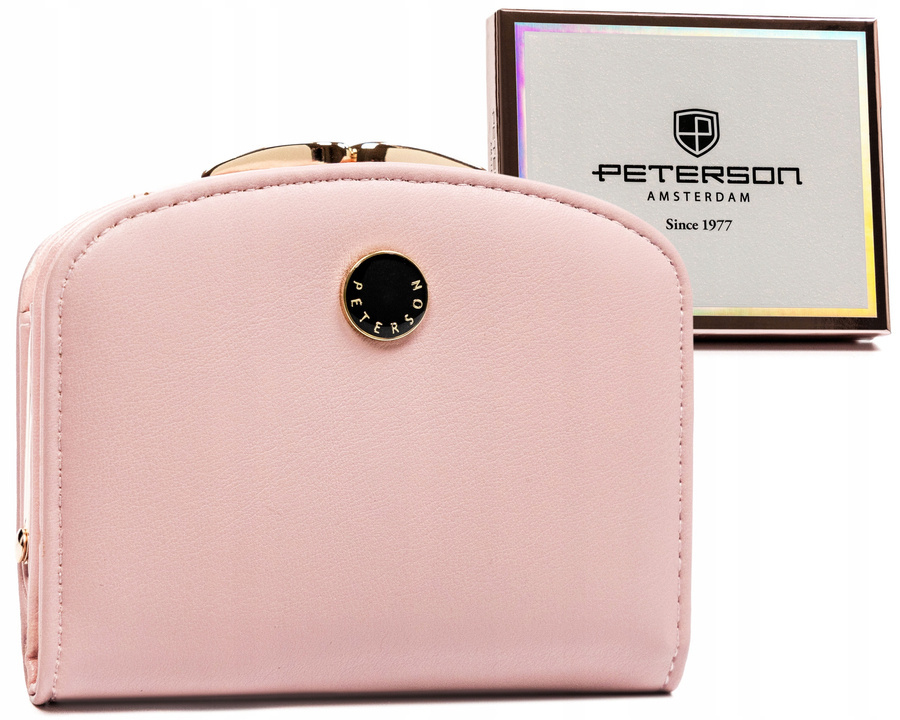 Leatherette wallet RFID PETERSON PTN 1830-F8