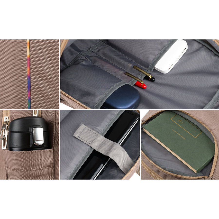 Nylon laptop bagpack PETERSON PTN 24400