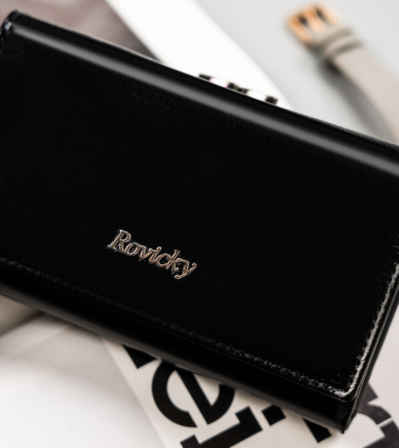 Leather & leatherette wallet RFID ROVICKY RPX-23-ML