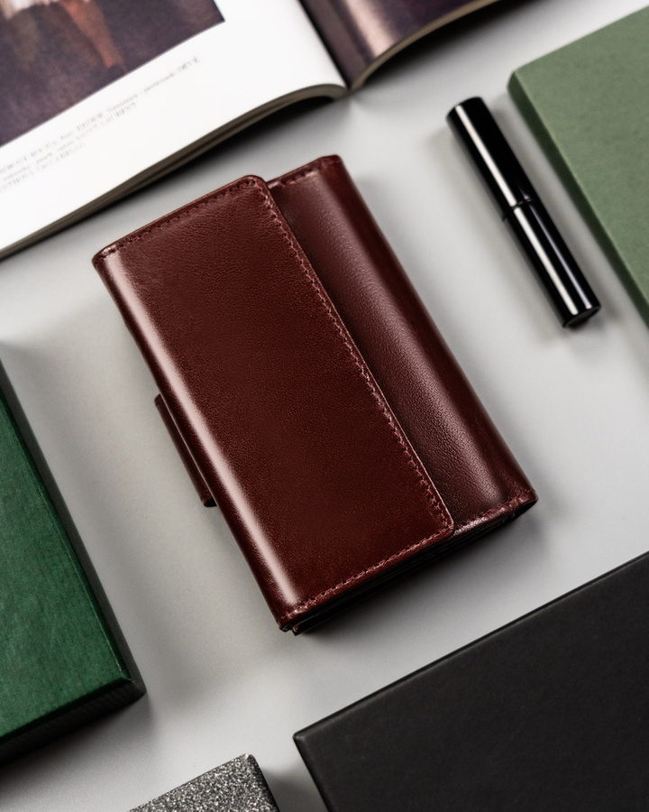 Leather's wallet RFID PETERSON PTN 70-BO