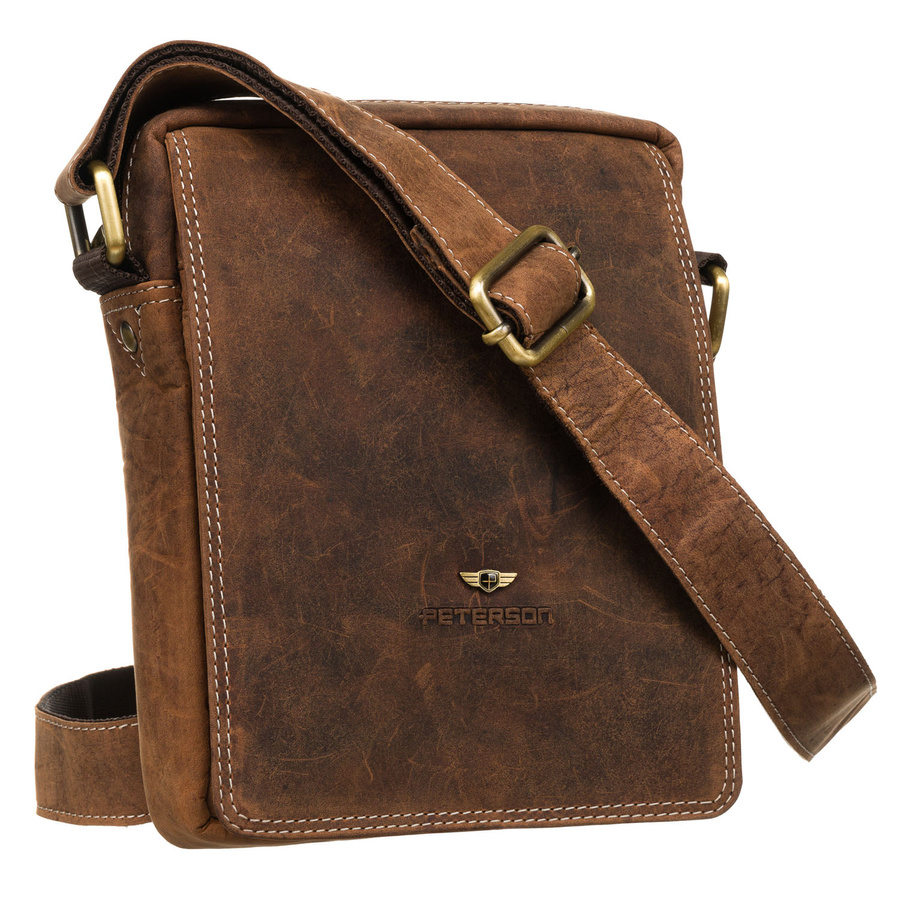 Leather bag PETERSON PTN 250586-NSH