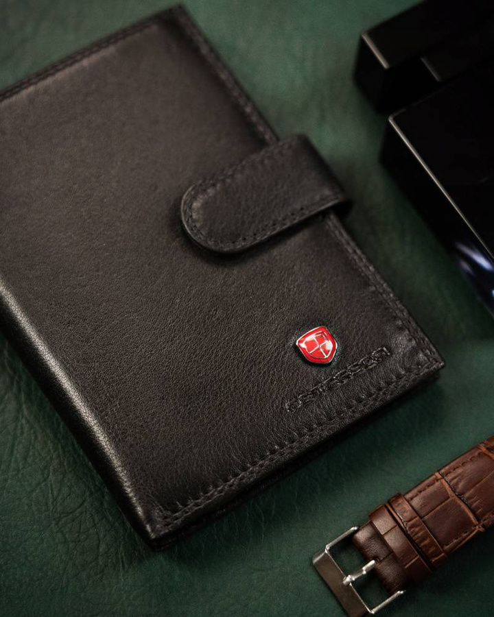 Leather wallet RFID PETERSON PTN MR-07L-CN