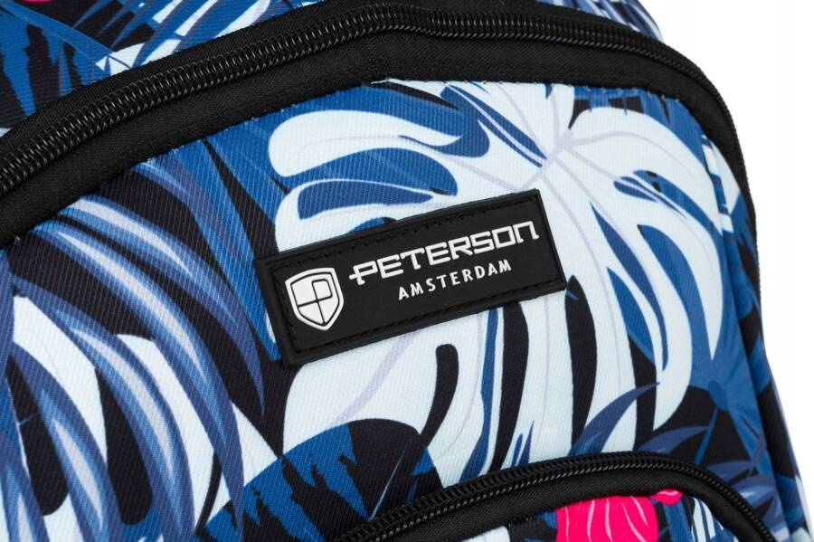 Polyester bagpack PETERSON PTN 77711-6623 PRT-1