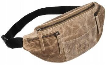 Leather bumbag PETERSON PTN 2507-HUN
