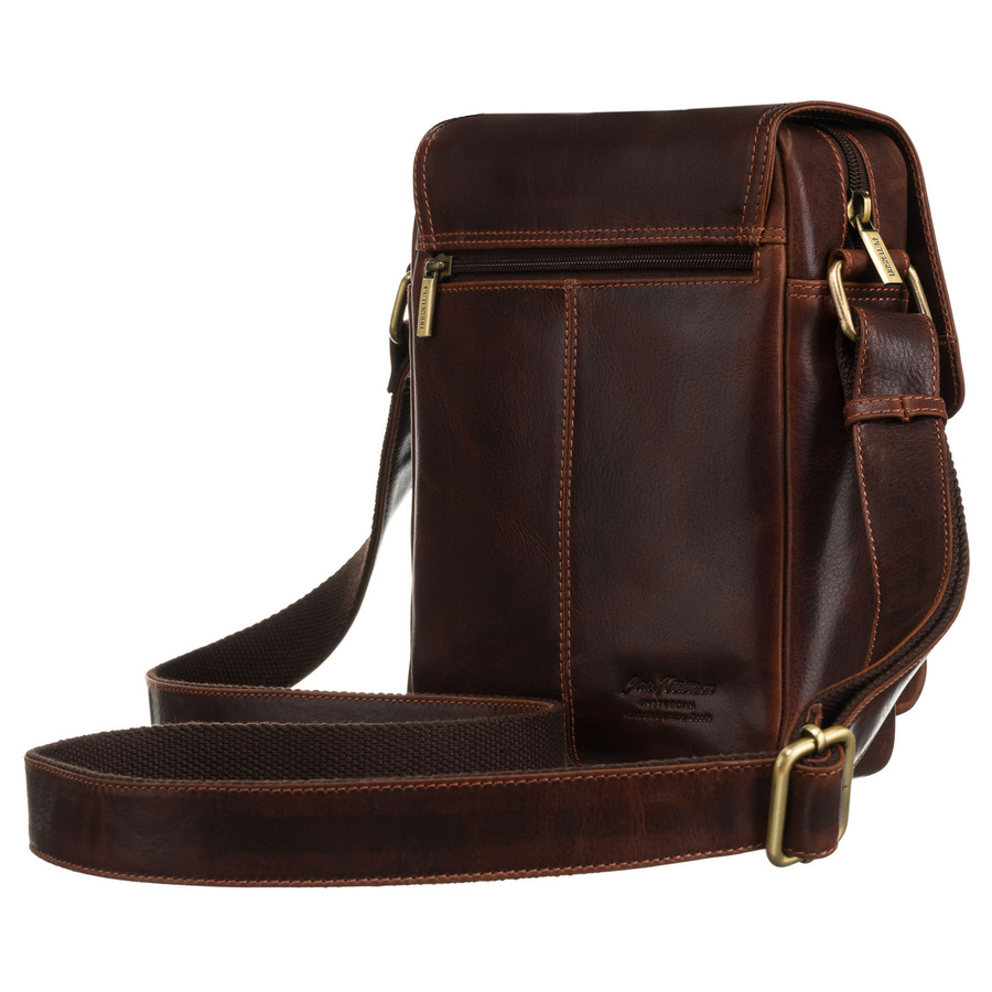 Leather bag PETERSON PTN TB-012-WAX