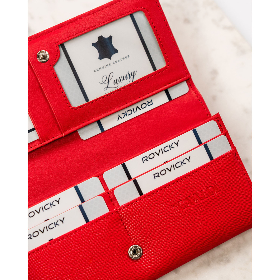 Leatherette wallet RFID 4U CAVALDI GD24-FO-SFK