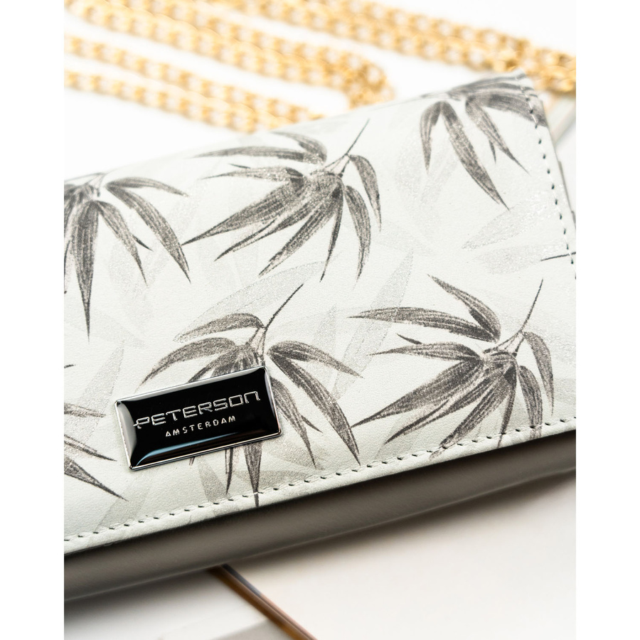 Leather+leatherette wallet RFID PETERSON PTN PX20-1-NPK