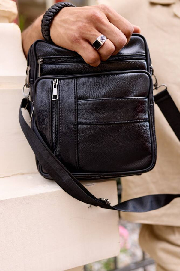 Leather bag ROVICKY R-13205-L