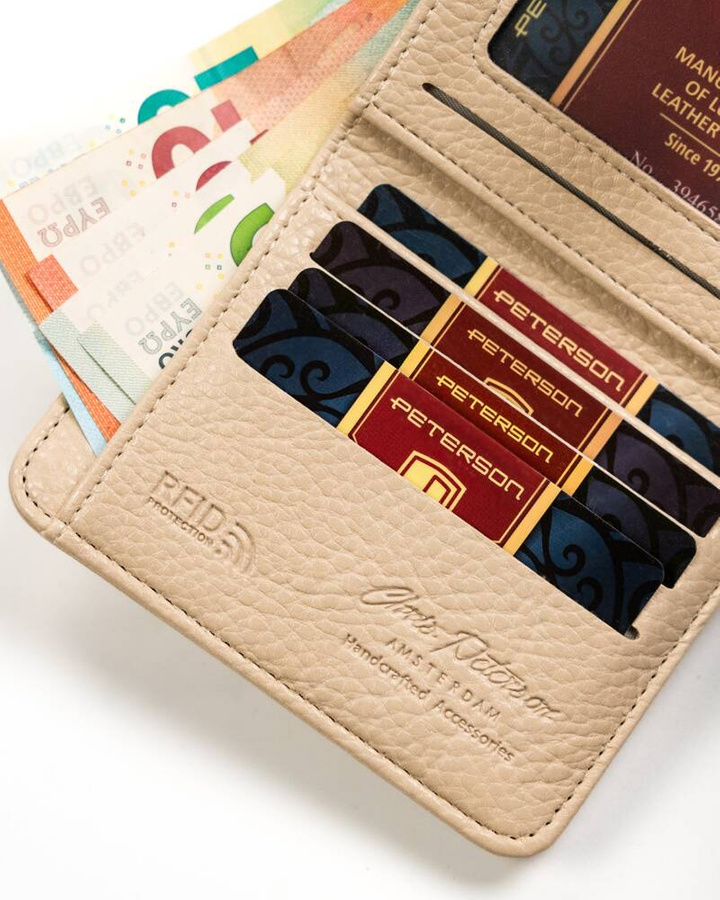 Leatherette wallet RFID PETERSON PTN 014-HRH