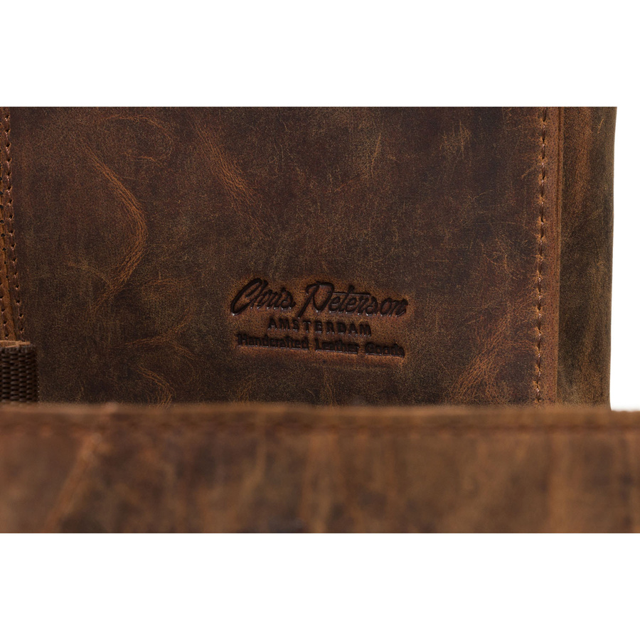 Leather bag PETERSON PTN 996-B-NSH