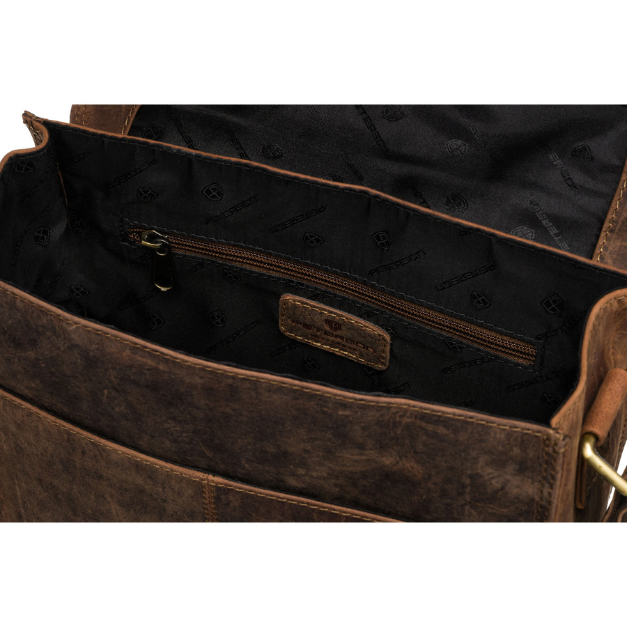 Leather bag PETERSON PTN LARS-NSH