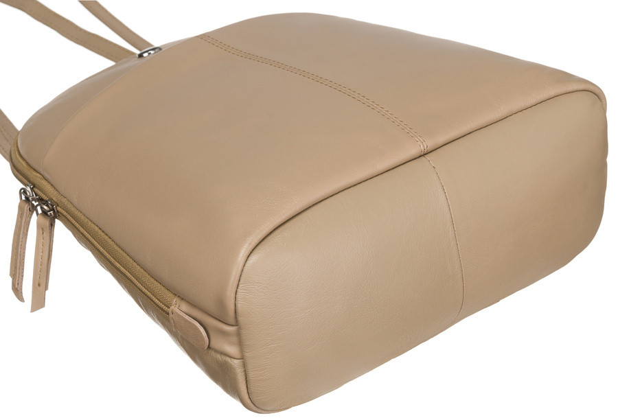 Leather bagpack PETERSON PTN TOR-311-SNC