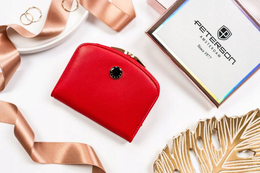 Leatherette wallet RFID PETERSON PTN 1830-F8