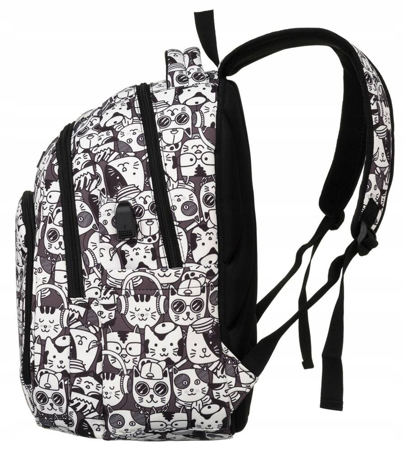 Polyester bagpack PETERSON PTN 77711-6616 PRT-9