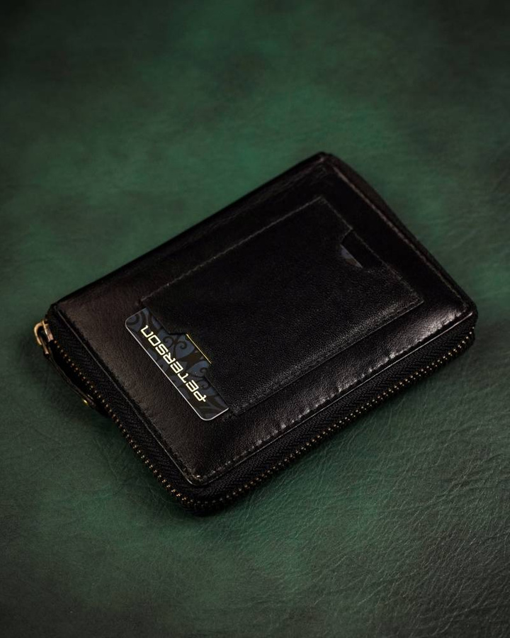 Leather wallet RFID PETERSON PTN 340-P