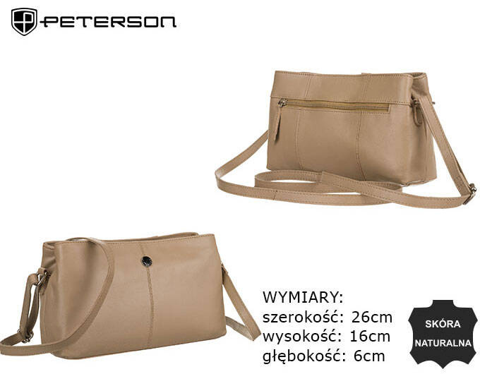 Leather bag PETERSON PTN TOR-309-SNC 