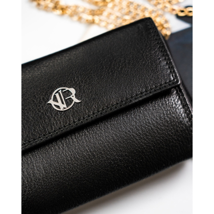 Leather wallet RFID ROVICKY R-D1511-NCD-BL