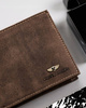 Leather wallet RFID PETERSON PTN 304 2-1-4