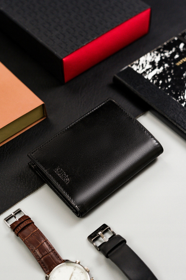 Leather wallet RFID PETERSON PTN 333.01