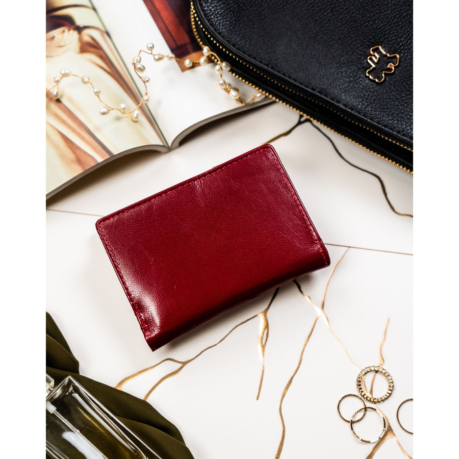 Leather wallet RFID PETERSON PTN RD-17-NGV