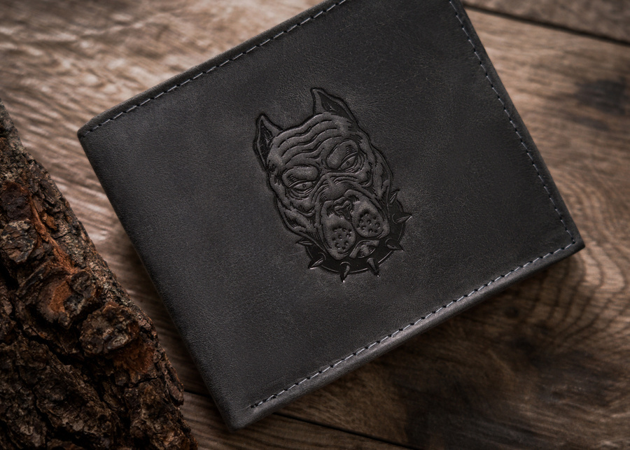 Leather wallet RFID ALWAYS WILD N992-CHM-DOG-1