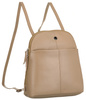Leather bagpack PETERSON PTN TOR-311-SNC