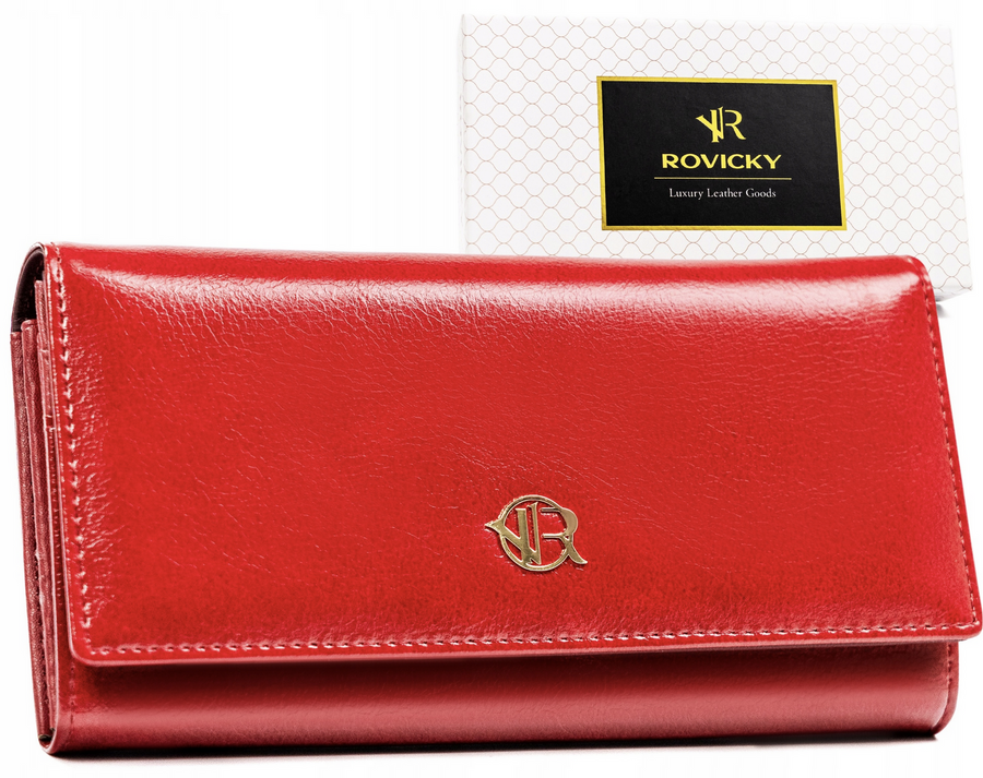 Leather & leatherette wallet ROVICKY RPX-24A-ML