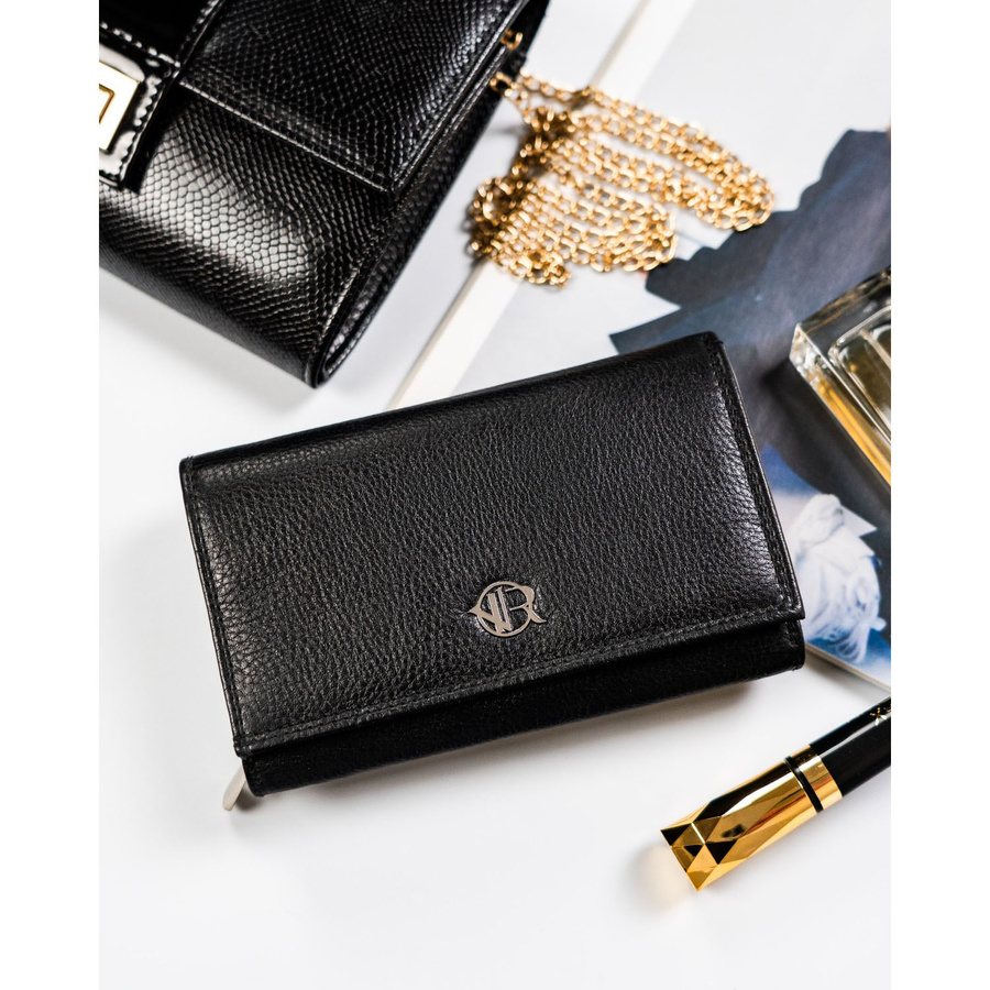 Leather wallet RFID ROVICKY R-D1512-NCD-BL