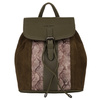Leatherette bagpack DAVID JONES 6885-2