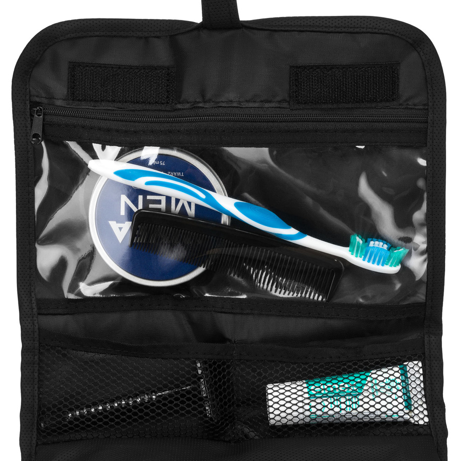 Synthetic cosmetic bag PETERSON PTN KOS-H-02
