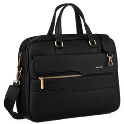 Leatherette laptop bag PETERSON PTN 8100