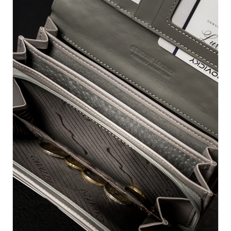 Leather wallet 4U CAVALDI PN20-FL-BL-MULTI