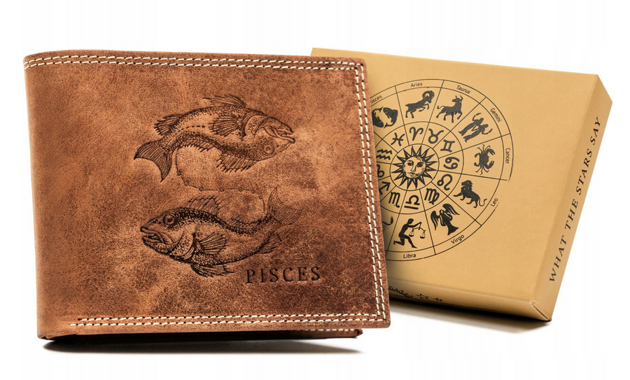 Leather wallet RFID ALWAYS WILD N992-CHM-PISC