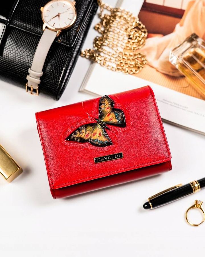 Leather & leatherette wallet RFID 4U CAVALDI PN30-BT