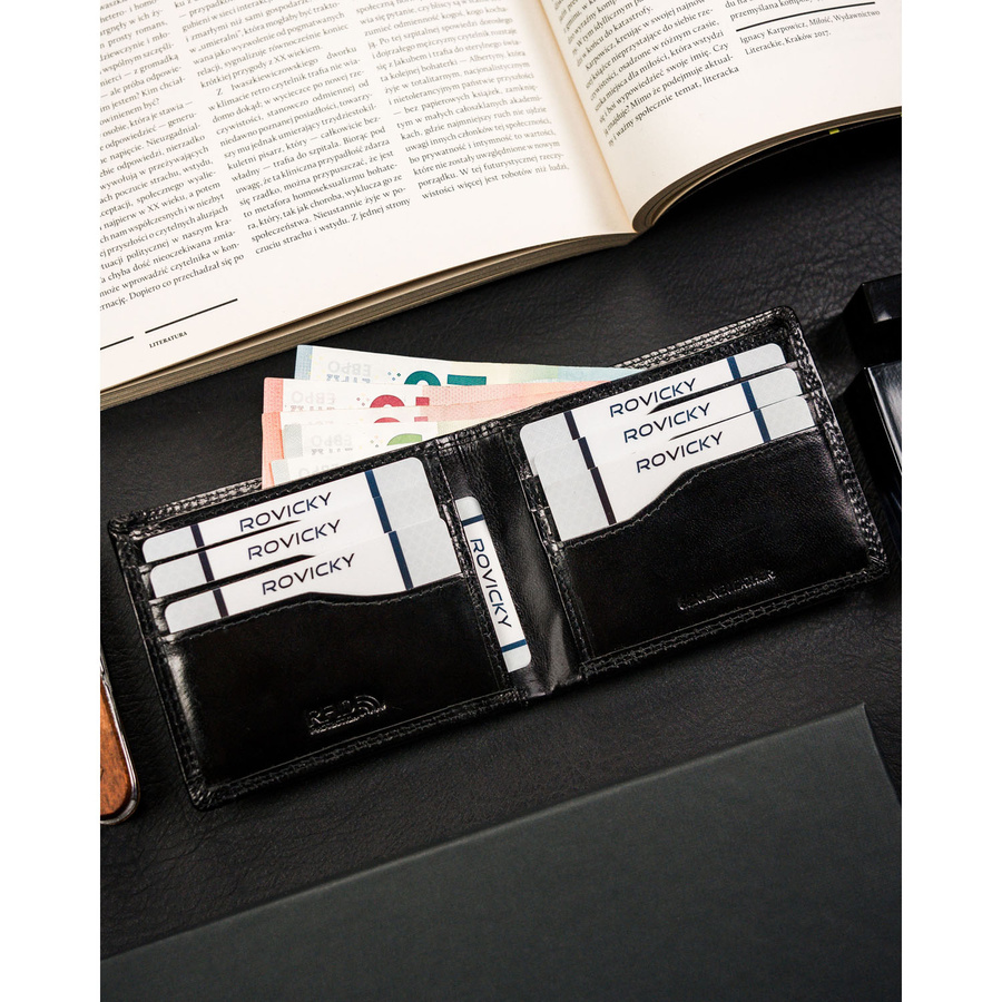 Leather card case 4U CAVALDI CW1012-LGV