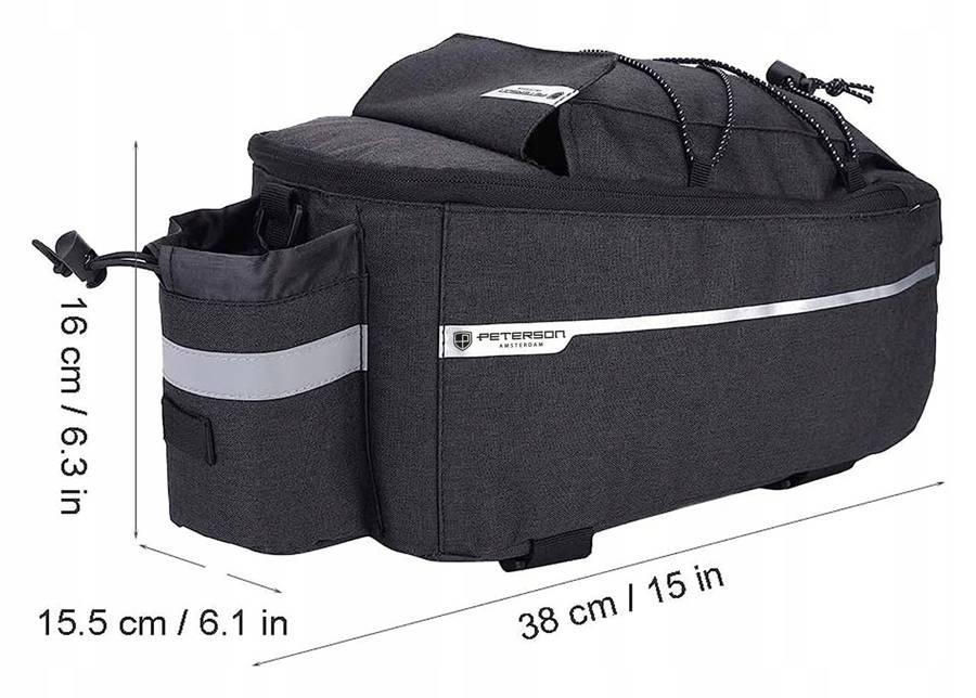 Polyester bumbag on bike PETERSON PTN ML07-300D