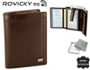 Leather wallet RFID ROVICKY PC-104-BAR