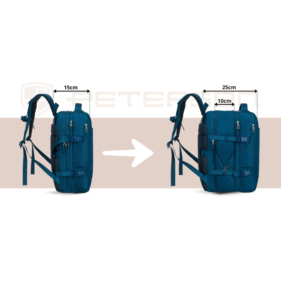 Polyester bagpack PETERSON PTN 24421