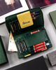 Leather wallet RFID PETERSON PTN KA-18