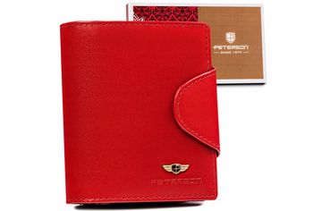 Leather's wallet RFID PETERSON PTN 2517-BO
