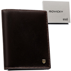 Leather wallet RFID ROVICKY N03-RVT